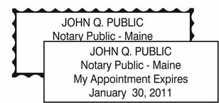 Maine Notary Seals